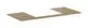 Hansgrohe-HG-Xelu-Q-Konsole-1180-550-mit-Ausschnitt-mittig-fuer-Aufsatzwaschtisch-geschliffen-600-480-Eiche-Natur-54111230 gallery number 1